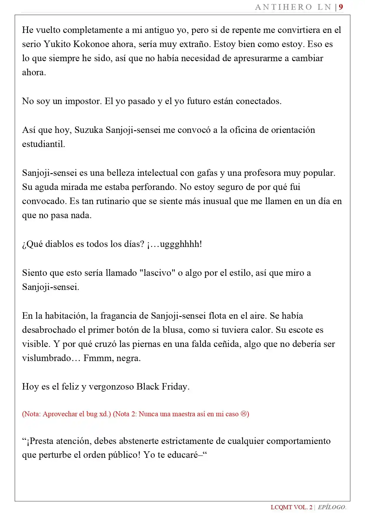 Las Chicas Que Me Traumatizaron Me Están Mirando, Pero Desafortunadamente Es Demasiado Tarde. (Novela) - Capítulo 19 - Página 11 - LectorTMOo