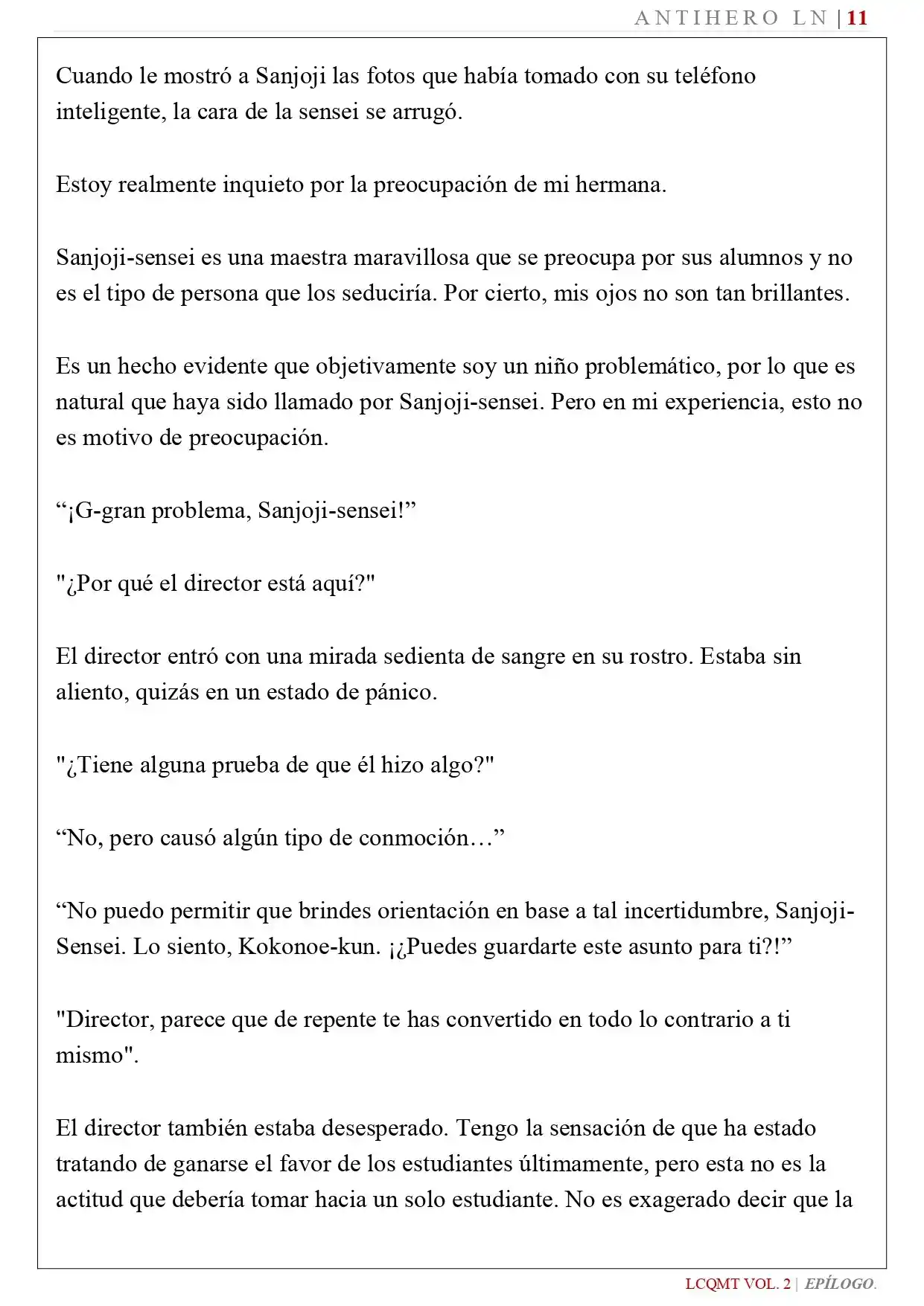 Las Chicas Que Me Traumatizaron Me Están Mirando, Pero Desafortunadamente Es Demasiado Tarde. (Novela) - Capítulo 19 - Página 14 - LectorTMOo