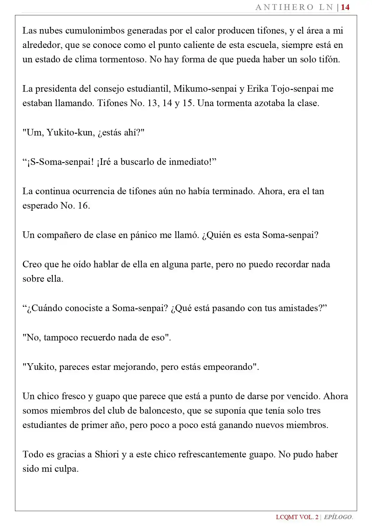 Las Chicas Que Me Traumatizaron Me Están Mirando, Pero Desafortunadamente Es Demasiado Tarde. (Novela) - Capítulo 19 - Página 17 - LectorTMOo