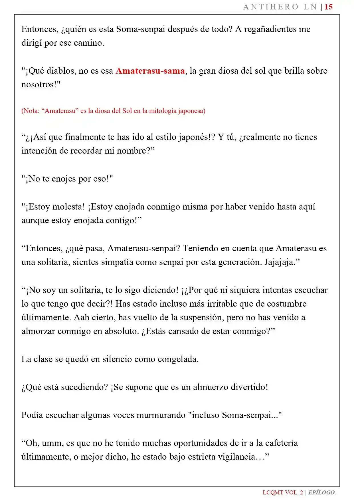 Las Chicas Que Me Traumatizaron Me Están Mirando, Pero Desafortunadamente Es Demasiado Tarde. (Novela) - Capítulo 19 - Página 18 - LectorTMOo