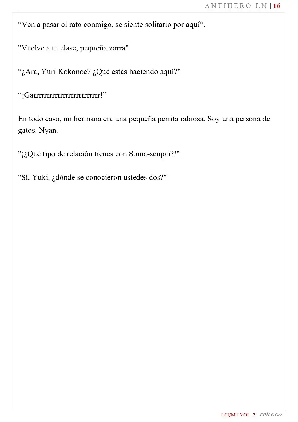 Las Chicas Que Me Traumatizaron Me Están Mirando, Pero Desafortunadamente Es Demasiado Tarde. (Novela) - Capítulo 19 - Página 19 - LectorTMOo
