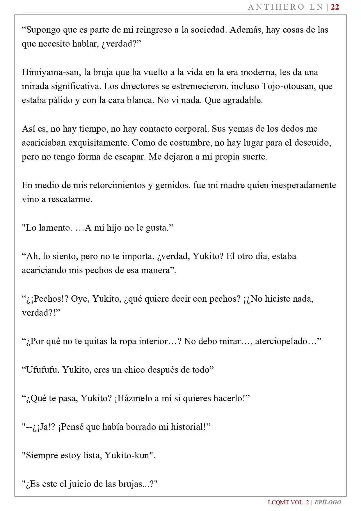 Las Chicas Que Me Traumatizaron Me Están Mirando, Pero Desafortunadamente Es Demasiado Tarde. (Novela) - Capítulo 19 - Página 26 - LectorTMOo