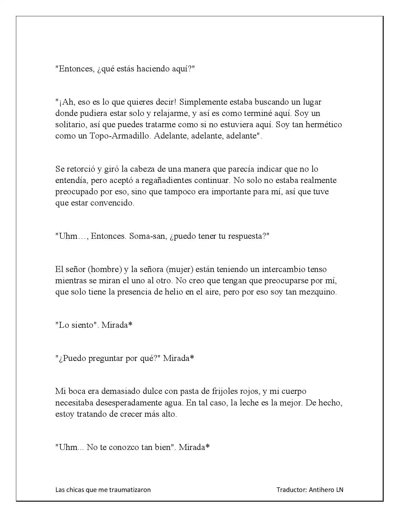 Las Chicas Que Me Traumatizaron Me Están Mirando, Pero Desafortunadamente Es Demasiado Tarde. (Novela) - Capítulo 2.10 - Página 9 - LectorTMOo