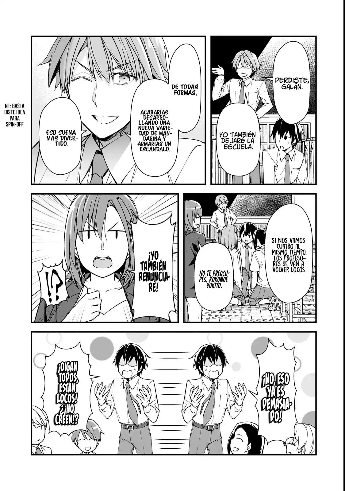 Las Chicas Que Me Traumatizaron Me Están Mirando, Pero Desafortunadamente Es Demasiado Tarde. (Manga) - Capítulo 22.3 - Página 8 - LectorTMOo