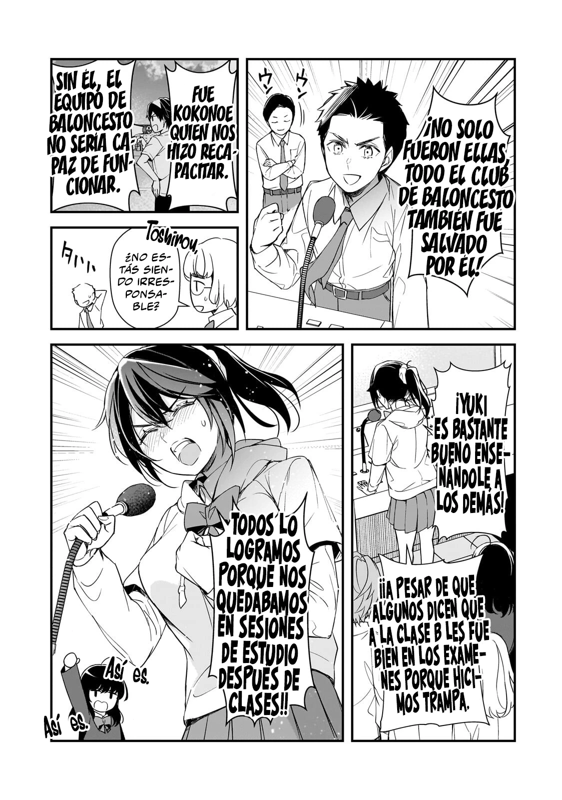 Las Chicas Que Me Traumatizaron Me Están Mirando, Pero Desafortunadamente Es Demasiado Tarde. (Manga) - Capítulo 27.2 - Página 4 - LectorTMOo