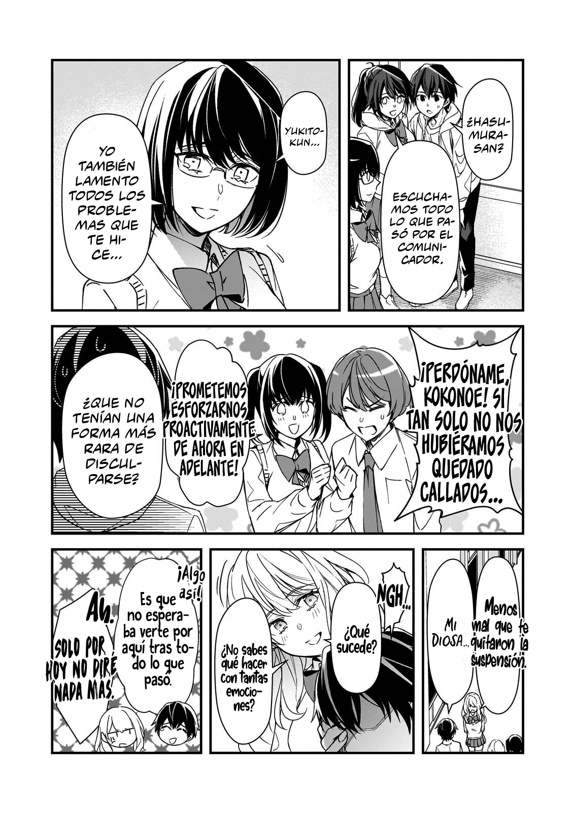 Las Chicas Que Me Traumatizaron Me Están Mirando, Pero Desafortunadamente Es Demasiado Tarde. (Manga) - Capítulo 28.3 - Página 8 - LectorTMOo