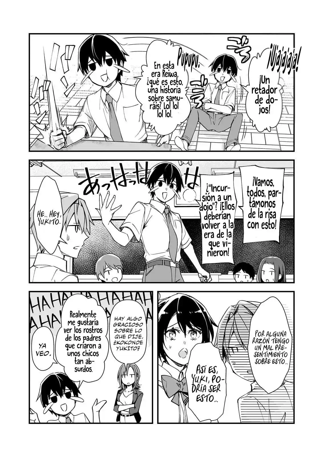 Las Chicas Que Me Traumatizaron Me Están Mirando, Pero Desafortunadamente Es Demasiado Tarde. (Manga) - Capítulo 32.1 - Página 9 - LectorTMOo