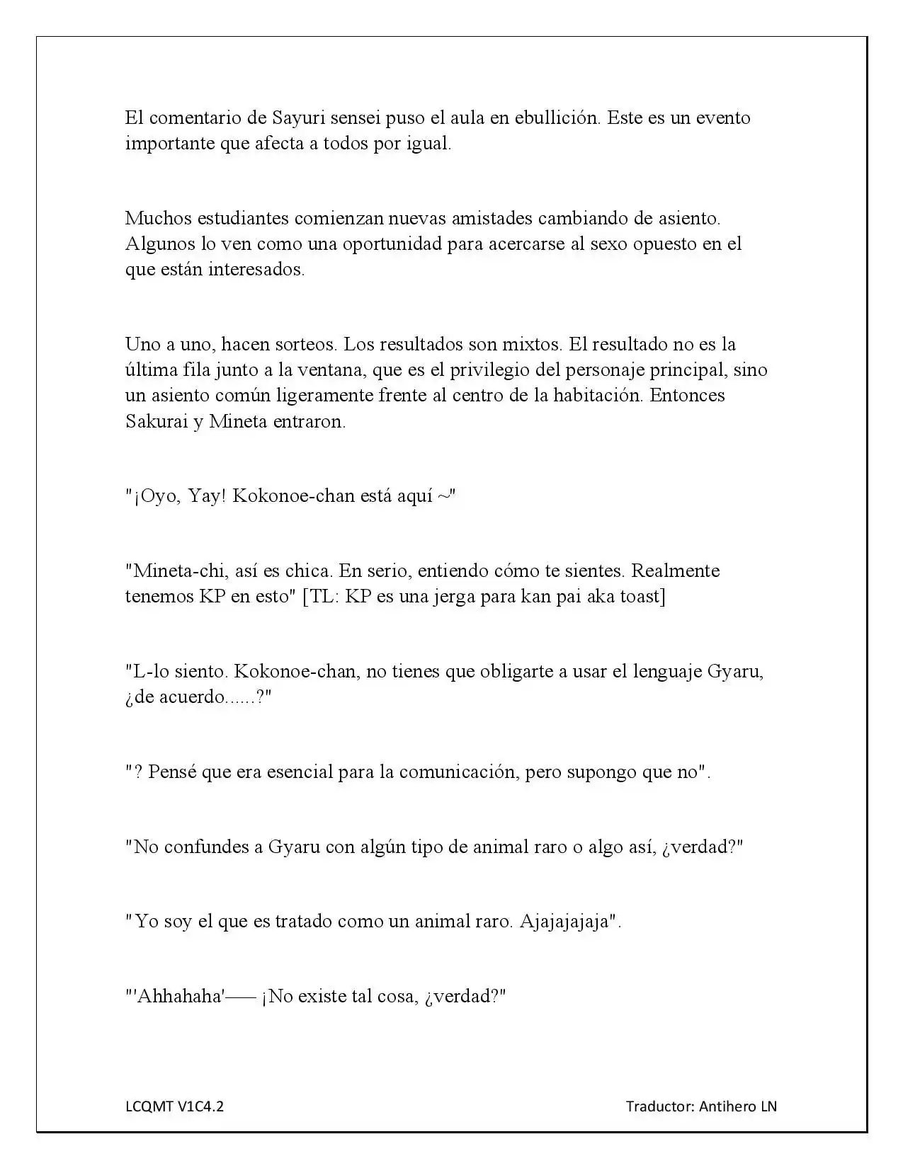 Las Chicas Que Me Traumatizaron Me Están Mirando, Pero Desafortunadamente Es Demasiado Tarde. (Novela) - Capítulo 4.10 - Página 10 - LectorTMOo