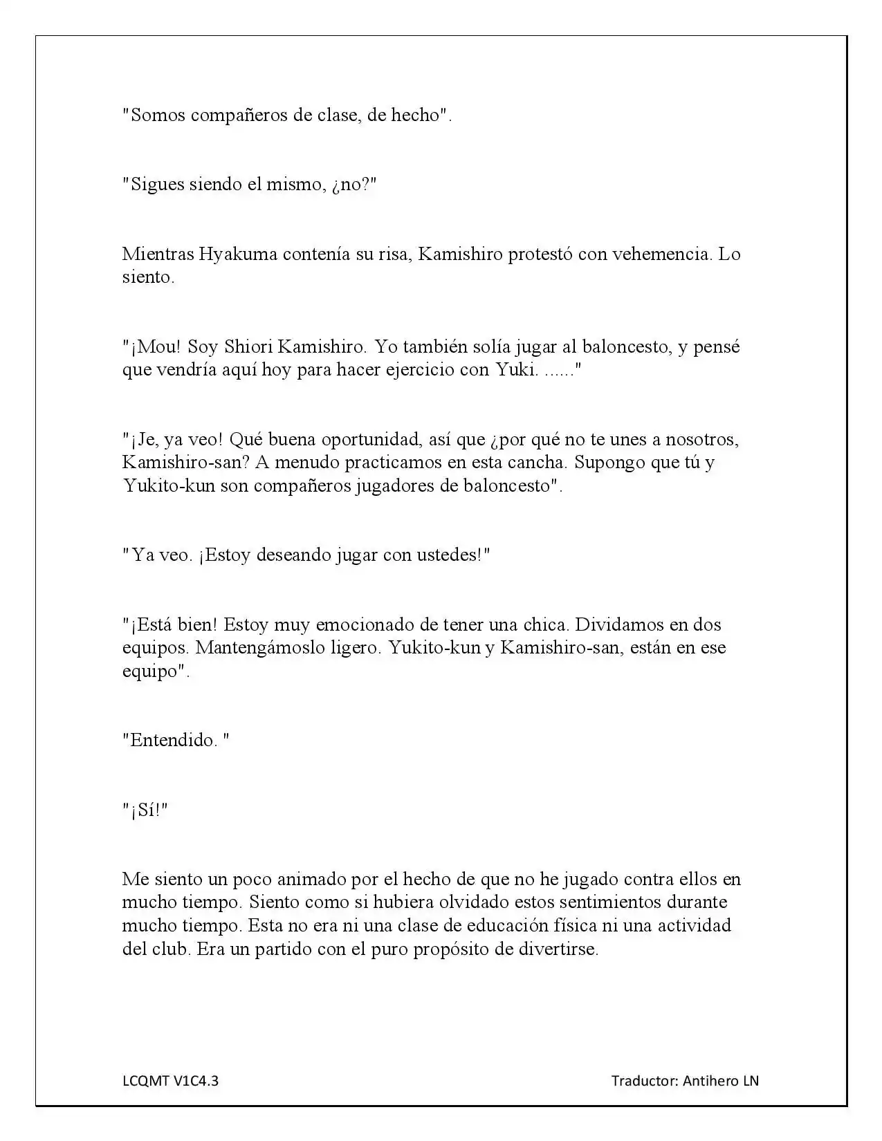 Las Chicas Que Me Traumatizaron Me Están Mirando, Pero Desafortunadamente Es Demasiado Tarde. (Novela) - Capítulo 4.20 - Página 6 - LectorTMOo