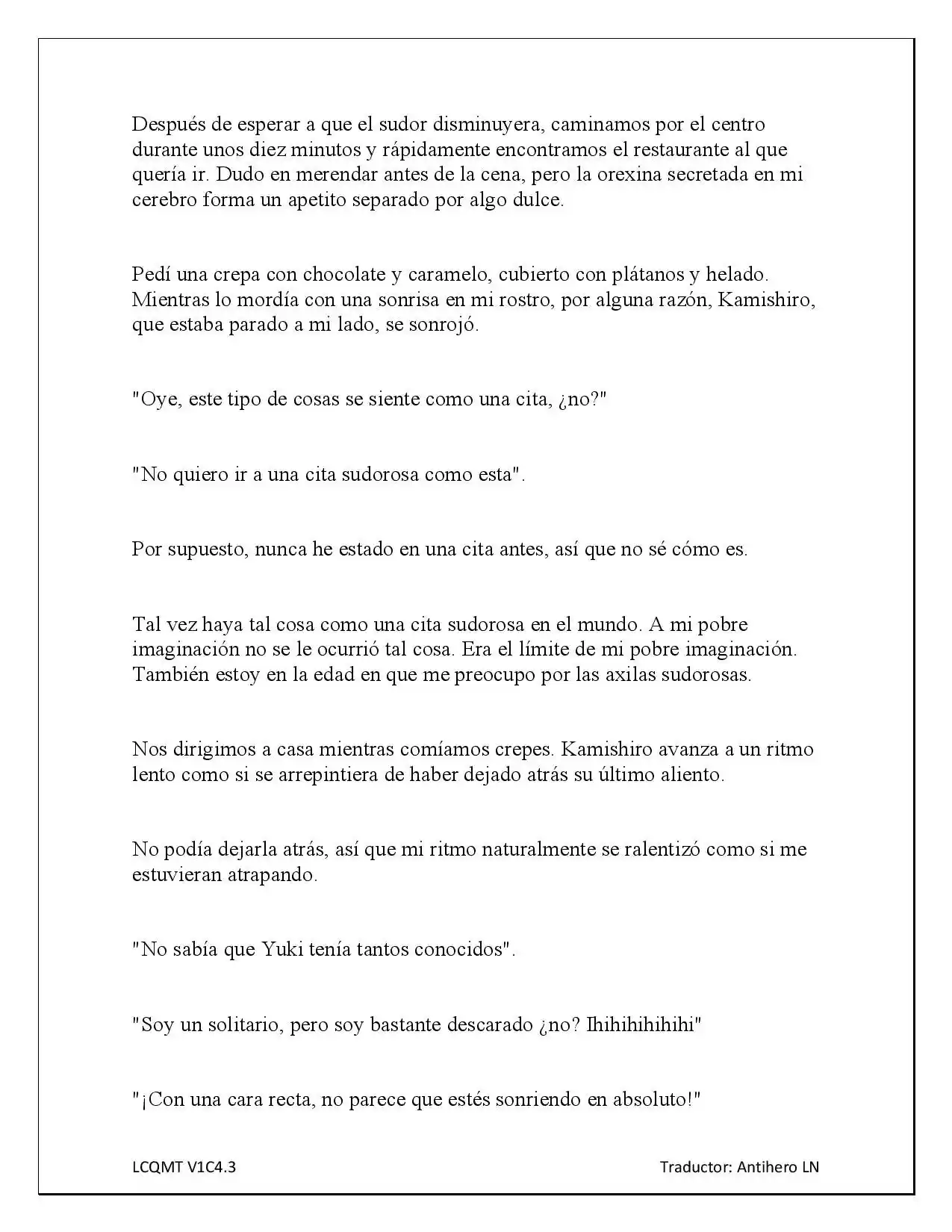 Las Chicas Que Me Traumatizaron Me Están Mirando, Pero Desafortunadamente Es Demasiado Tarde. (Novela) - Capítulo 4.20 - Página 8 - LectorTMOo