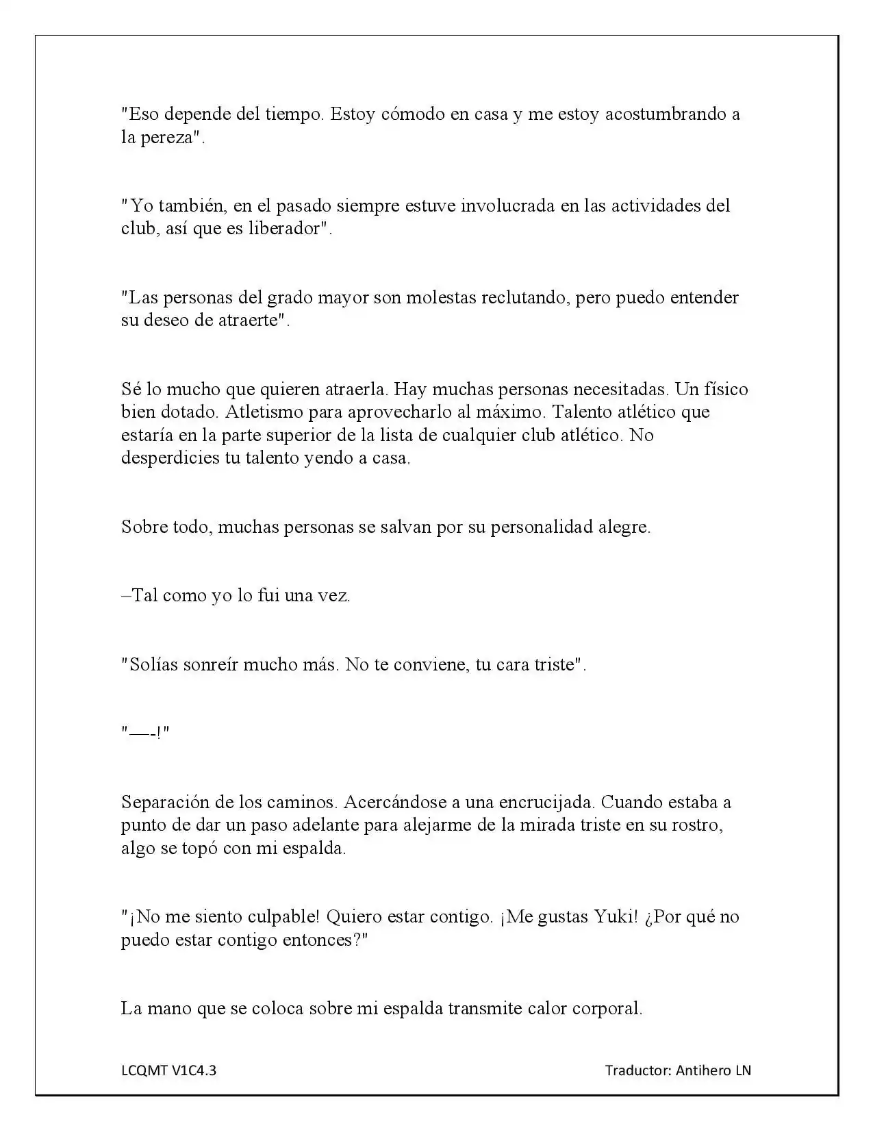Las Chicas Que Me Traumatizaron Me Están Mirando, Pero Desafortunadamente Es Demasiado Tarde. (Novela) - Capítulo 4.20 - Página 10 - LectorTMOo