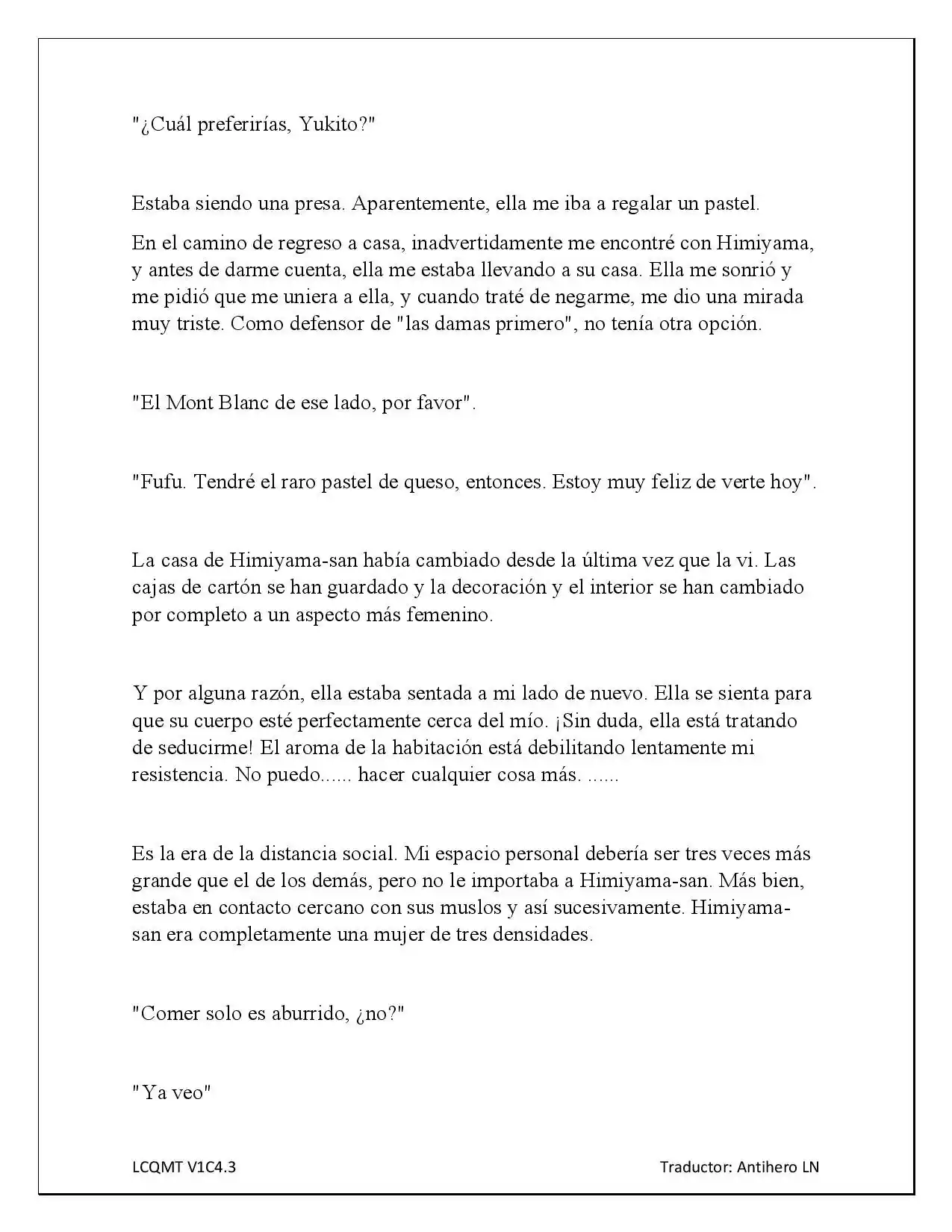 Las Chicas Que Me Traumatizaron Me Están Mirando, Pero Desafortunadamente Es Demasiado Tarde. (Novela) - Capítulo 4.20 - Página 16 - LectorTMOo