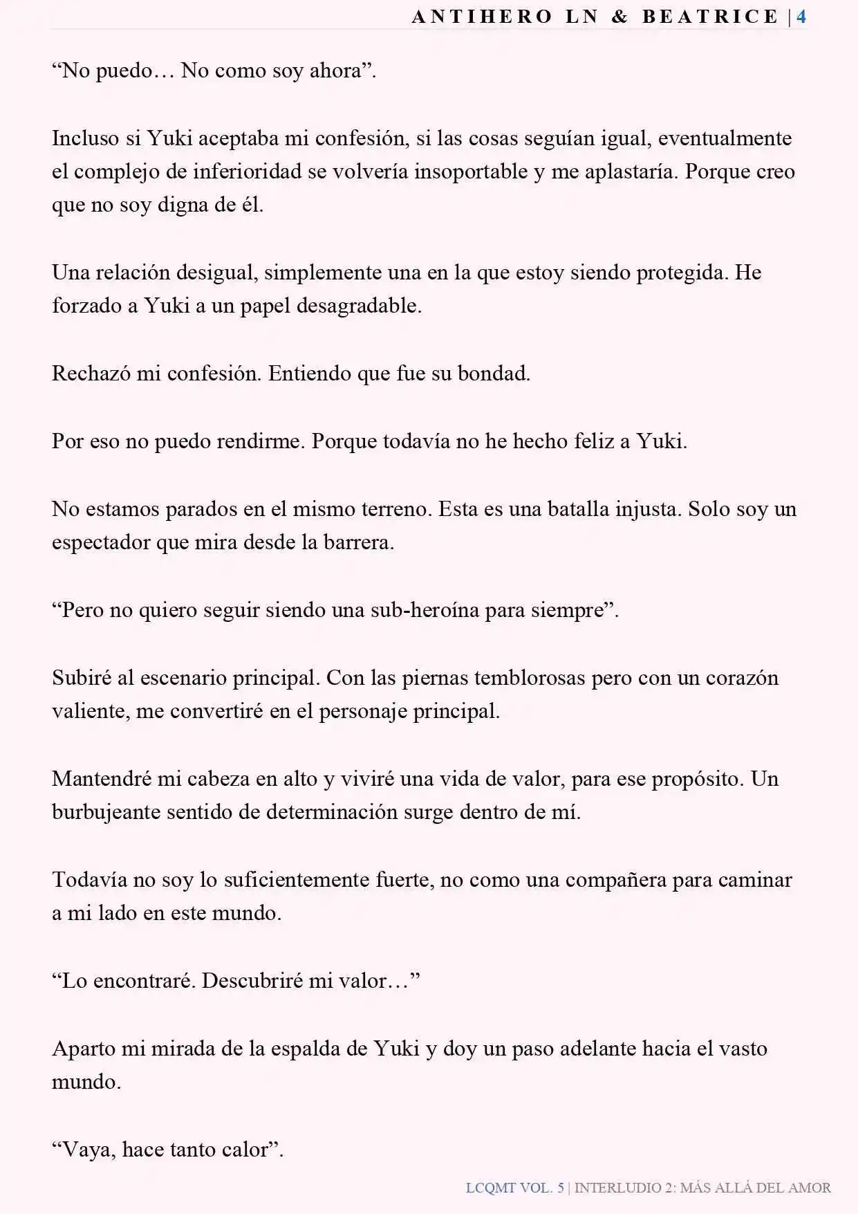 Las Chicas Que Me Traumatizaron Me Están Mirando, Pero Desafortunadamente Es Demasiado Tarde. (Novela) - Capítulo 41 - Página 5 - LectorTMOo