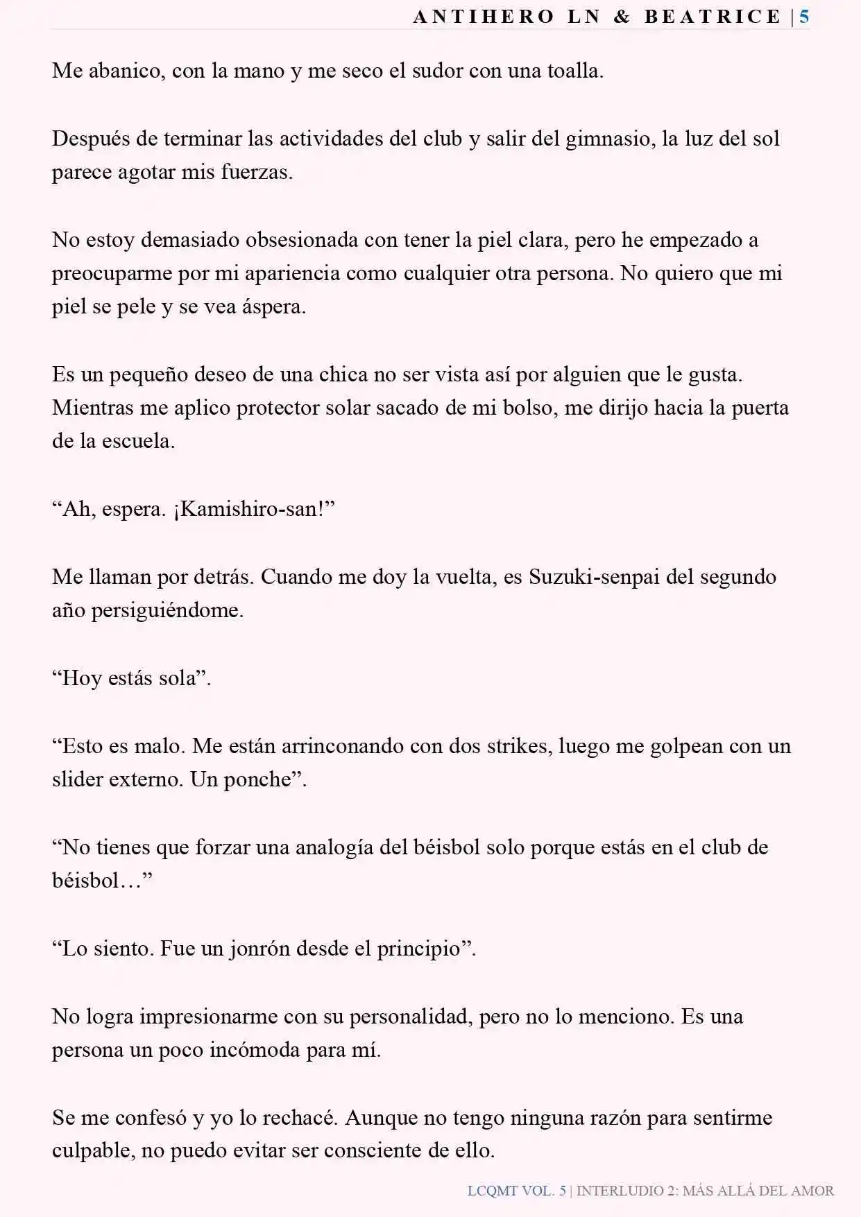 Las Chicas Que Me Traumatizaron Me Están Mirando, Pero Desafortunadamente Es Demasiado Tarde. (Novela) - Capítulo 41 - Página 6 - LectorTMOo