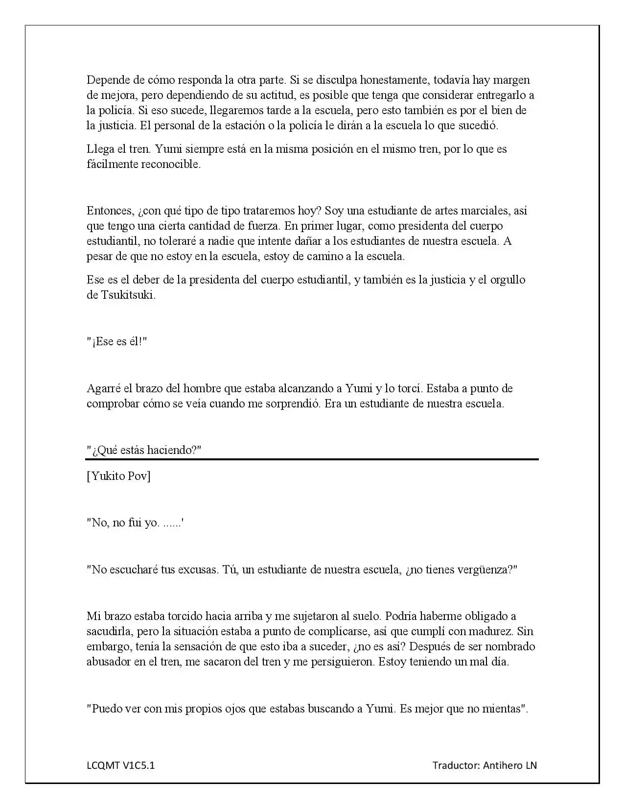 Las Chicas Que Me Traumatizaron Me Están Mirando, Pero Desafortunadamente Es Demasiado Tarde. (Novela) - Capítulo 5 - Página 6 - LectorTMOo