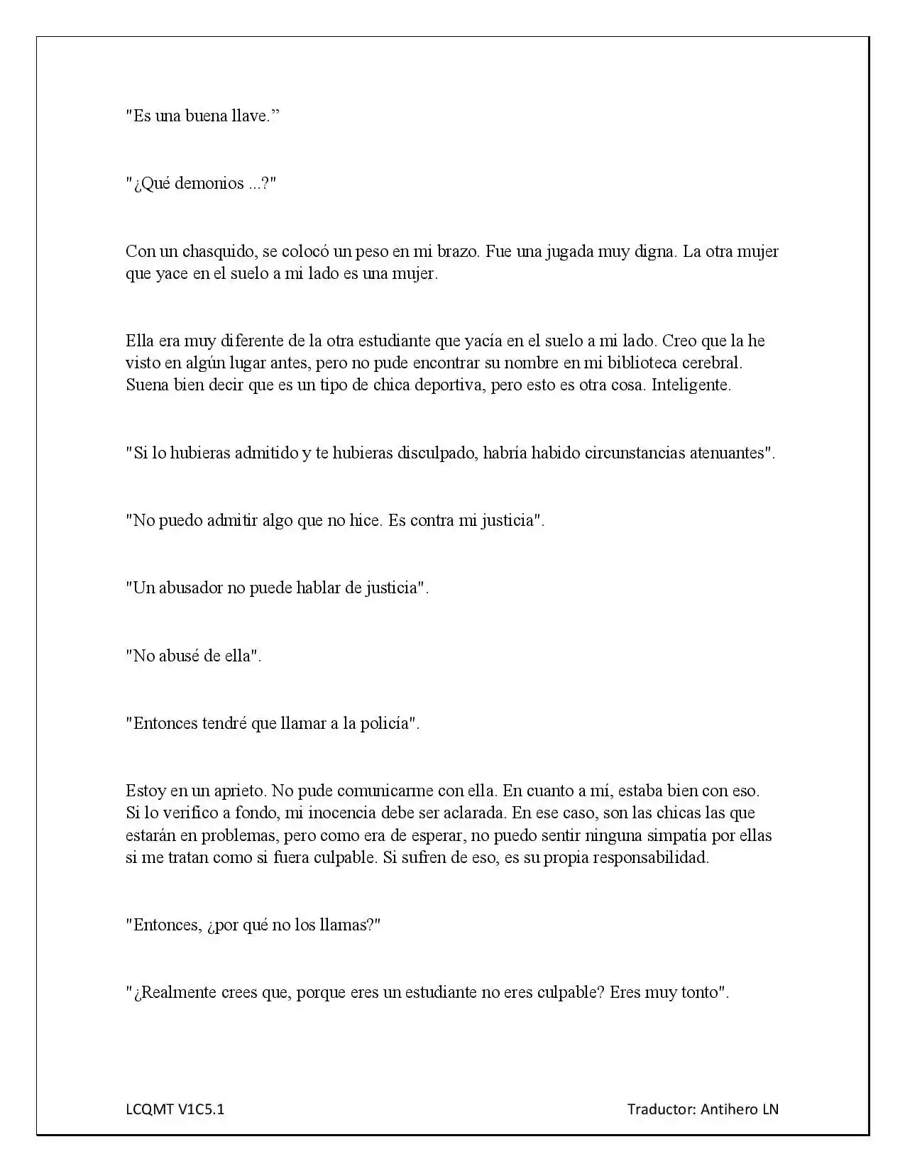 Las Chicas Que Me Traumatizaron Me Están Mirando, Pero Desafortunadamente Es Demasiado Tarde. (Novela) - Capítulo 5 - Página 7 - LectorTMOo