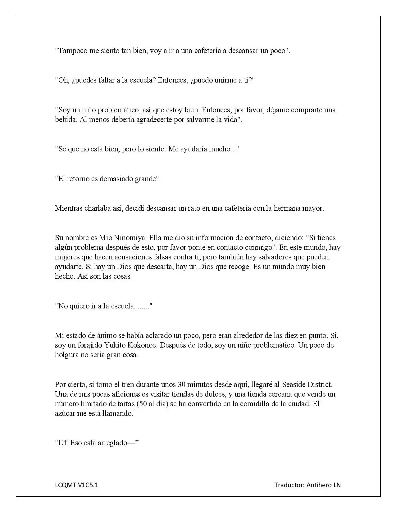Las Chicas Que Me Traumatizaron Me Están Mirando, Pero Desafortunadamente Es Demasiado Tarde. (Novela) - Capítulo 5 - Página 13 - LectorTMOo