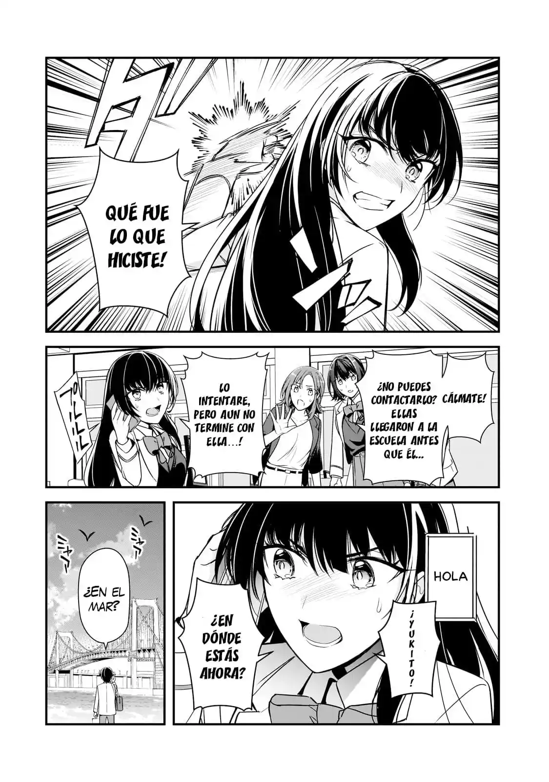 Las Chicas Que Me Traumatizaron Me Están Mirando, Pero Desafortunadamente Es Demasiado Tarde. (Manga) - Capítulo 8.2 - Página 8 - LectorTMOo