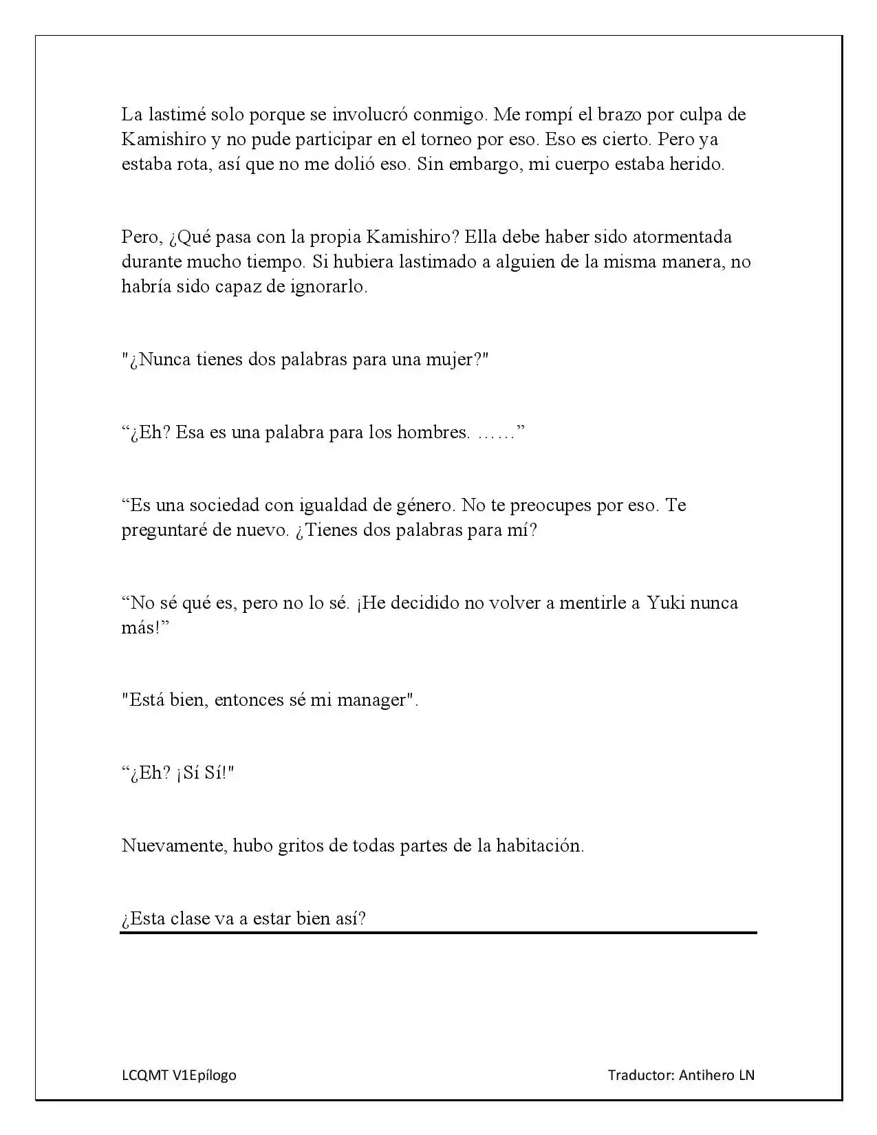 Las Chicas Que Me Traumatizaron Me Están Mirando, Pero Desafortunadamente Es Demasiado Tarde. (Novela) - Capítulo 8 - Página 5 - LectorTMOo