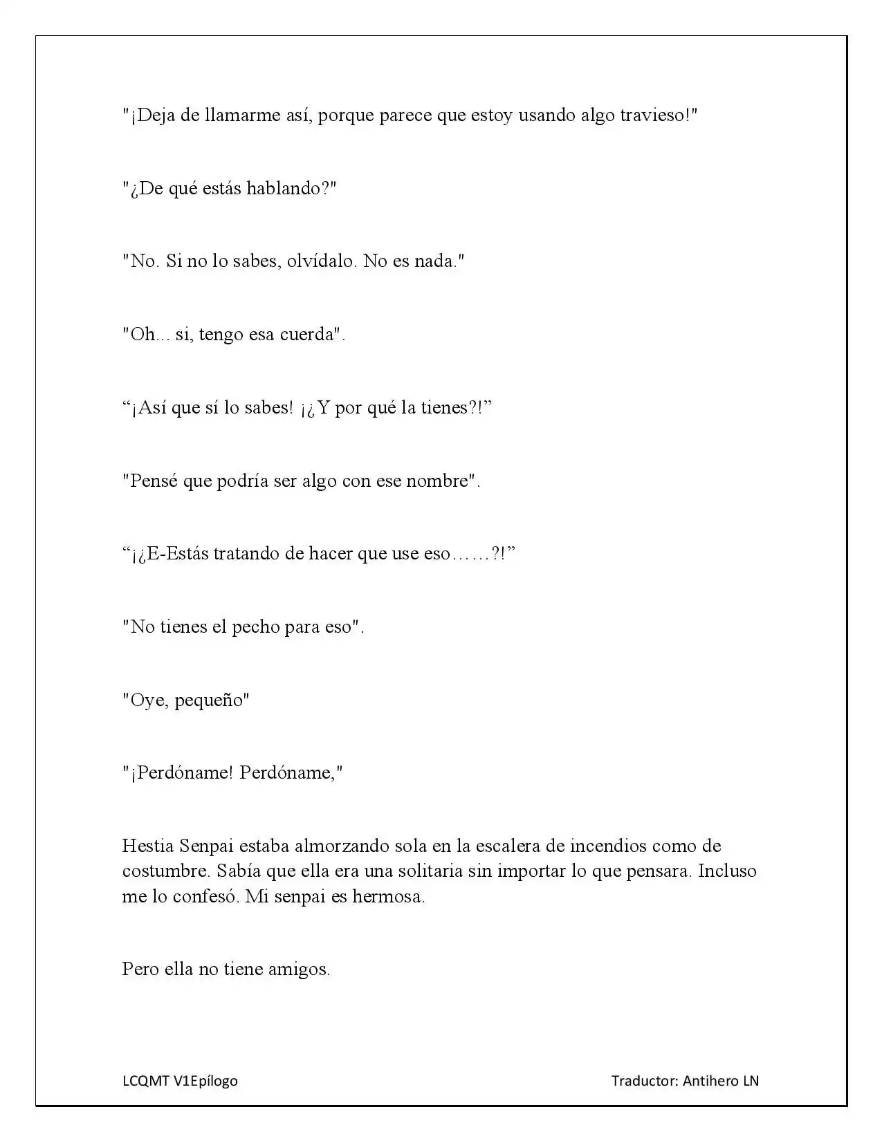 Las Chicas Que Me Traumatizaron Me Están Mirando, Pero Desafortunadamente Es Demasiado Tarde. (Novela) - Capítulo 8 - Página 8 - LectorTMOo