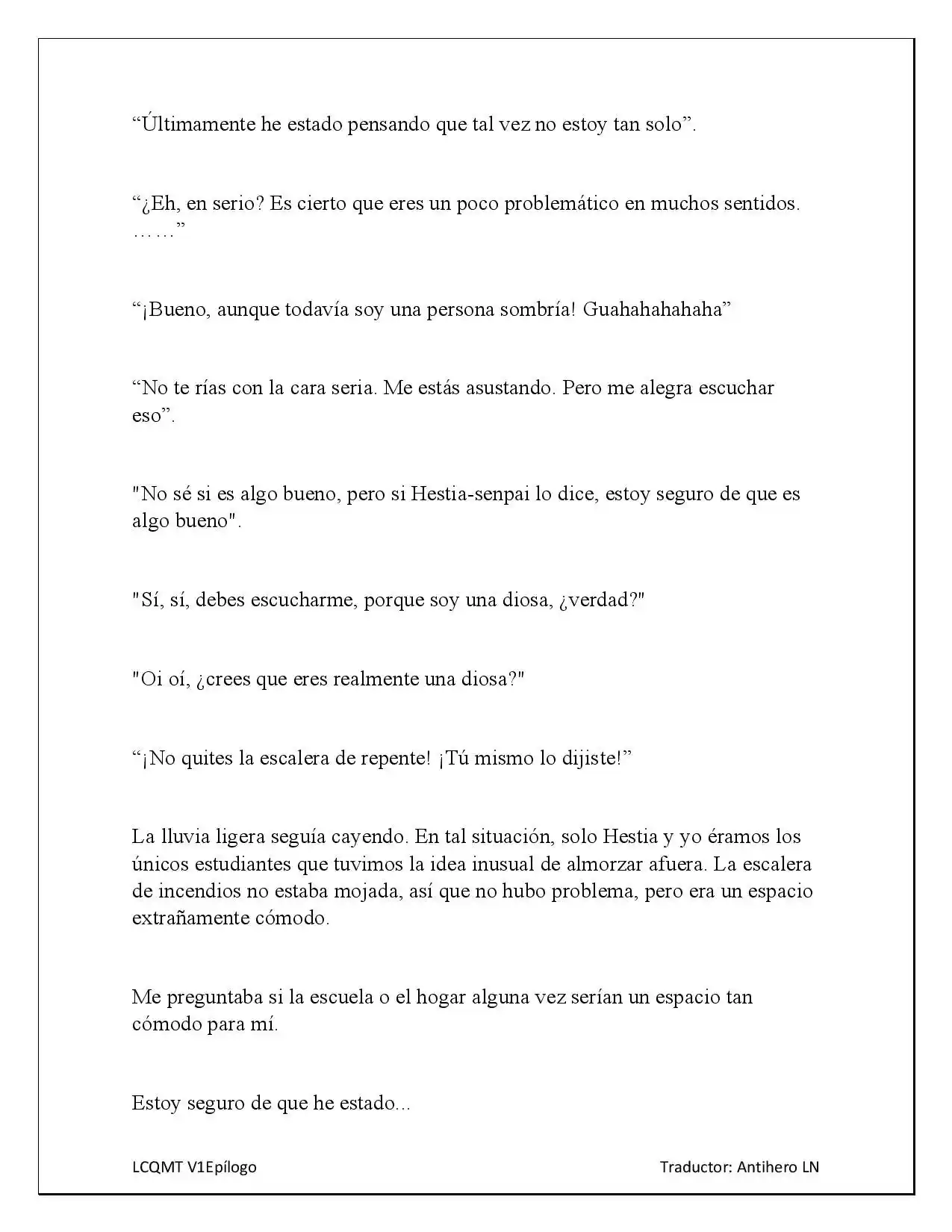 Las Chicas Que Me Traumatizaron Me Están Mirando, Pero Desafortunadamente Es Demasiado Tarde. (Novela) - Capítulo 8 - Página 10 - LectorTMOo
