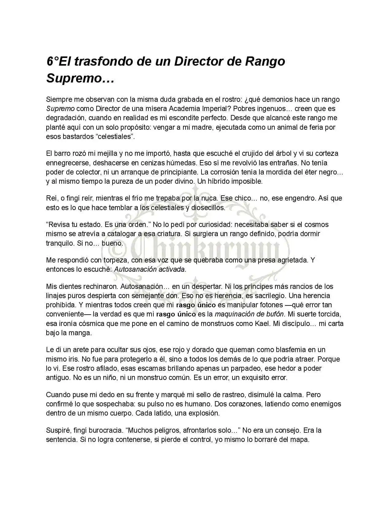 Las Crónicas De Xiao - Capítulo 6 - Página 1 - LectorTMOo