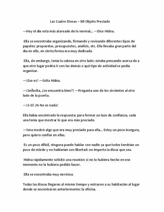 Las Cuatro Diosas (Novela) - Capítulo 3 - Página 1 - LectorTMOo