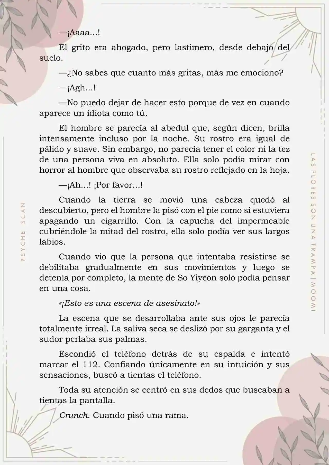 Las Flores Son Una Trampa (Novela) - Capítulo  - Página 4 - LectorTMOo