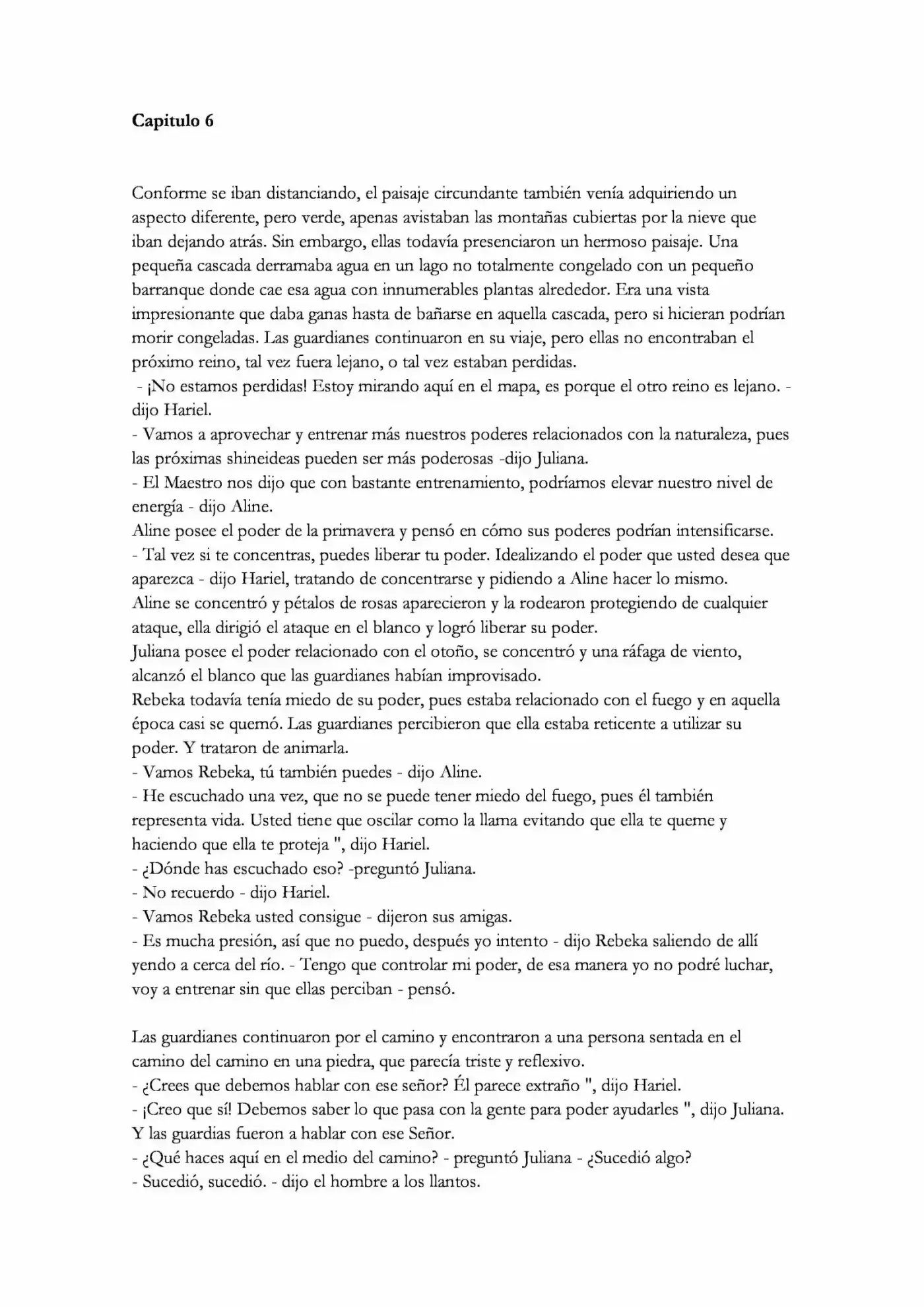 Las Guardianes De La Naturaleza (portugués) (Novela) - Capítulo 10 - Página 1 - LectorTMOo