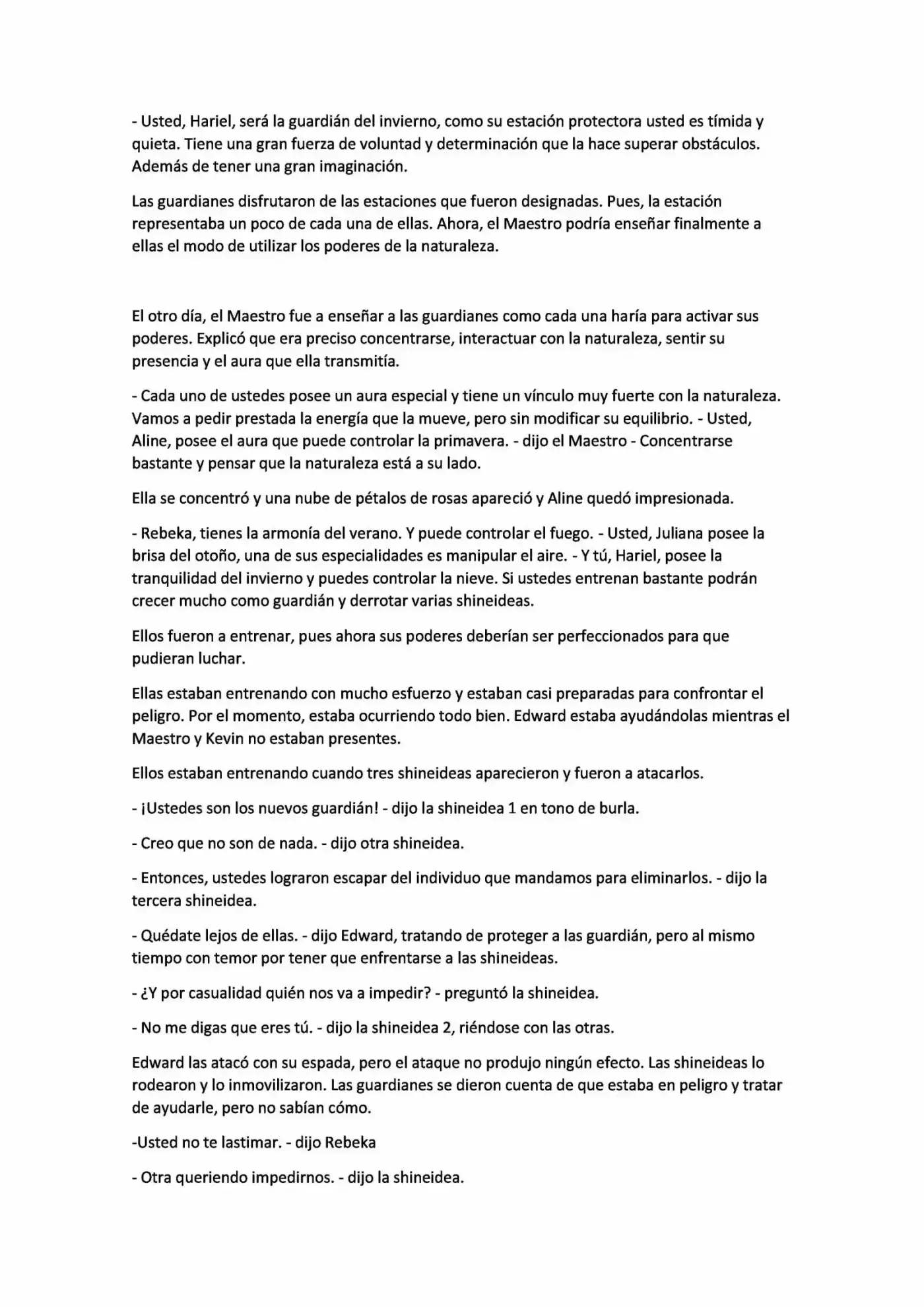 Las Guardianes De La Naturaleza (portugués) (Novela) - Capítulo 3 - Página 3 - LectorTMOo