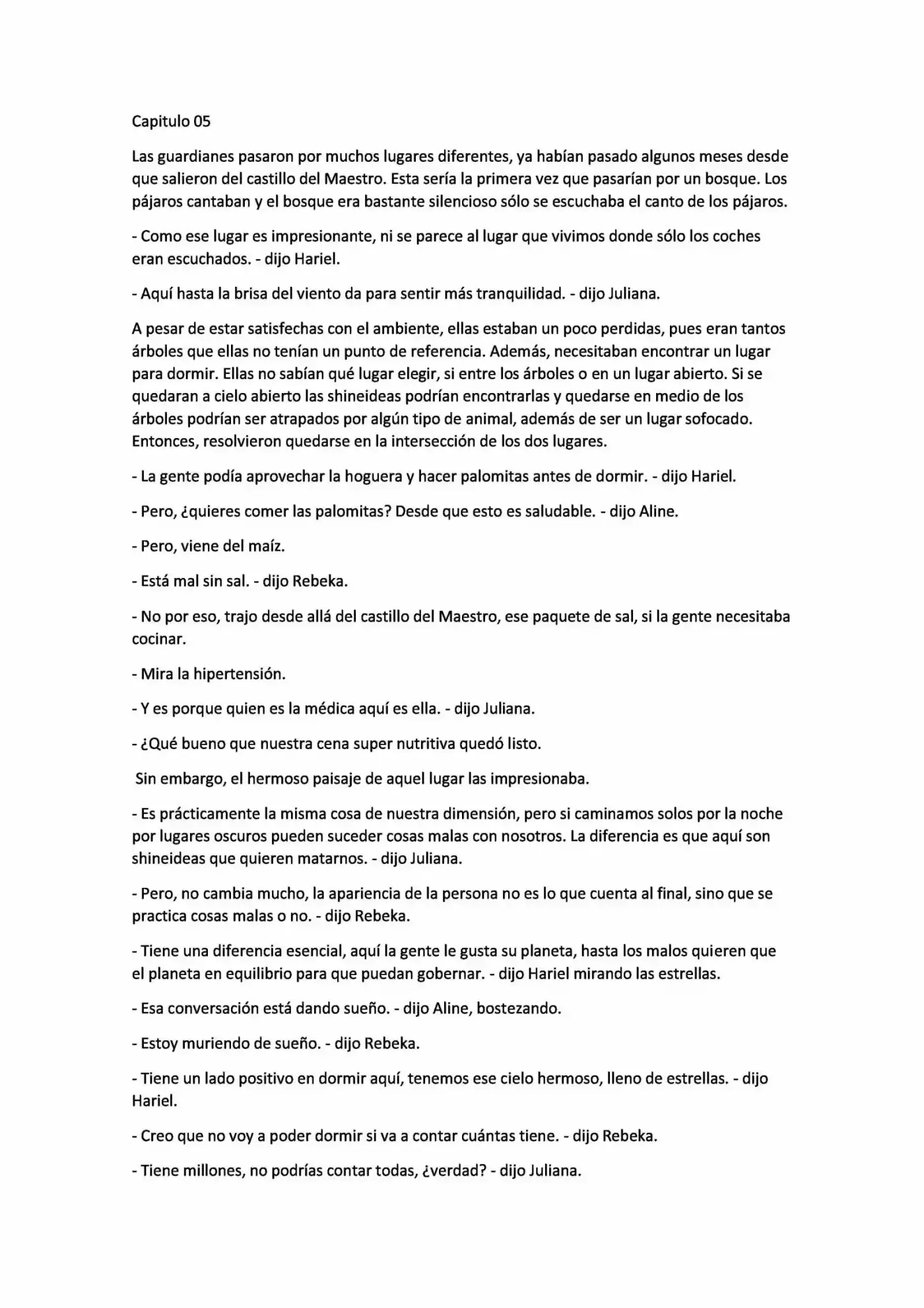 Las Guardianes De La Naturaleza (portugués) (Novela) - Capítulo 4 - Página 1 - LectorTMOo