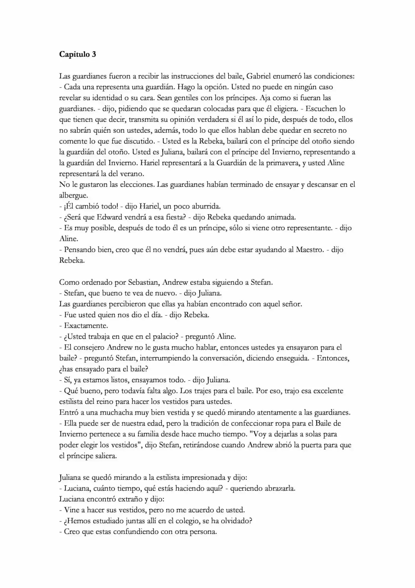 Las Guardianes De La Naturaleza (portugués) (Novela) - Capítulo 7 - Página 1 - LectorTMOo