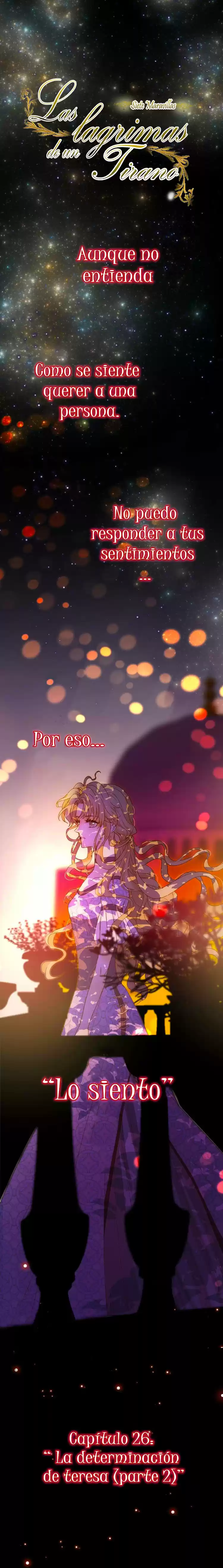 LAS LAGRIMAS DE UN TIRANO - Capítulo 26 - Página 1 - LectorTMOo