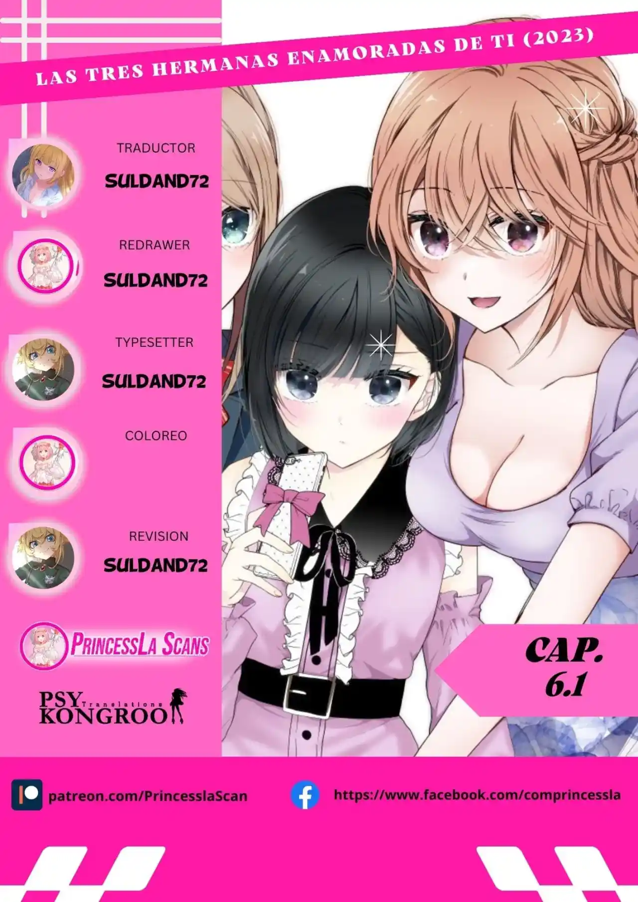 Las Tres Hermanas Enamoradas De Ti - Capítulo 7 - Página 1 - LectorTMOo