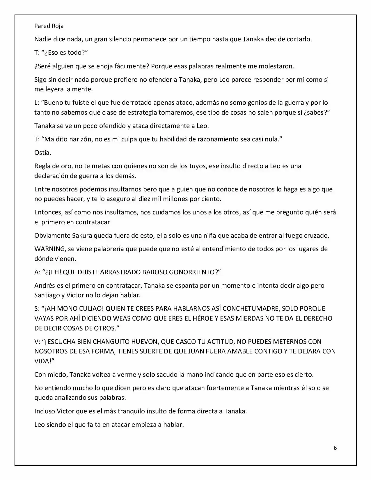 Latinos En Otro Mundo (Novela) - Capítulo 14 - Página 6 - LectorTMOo