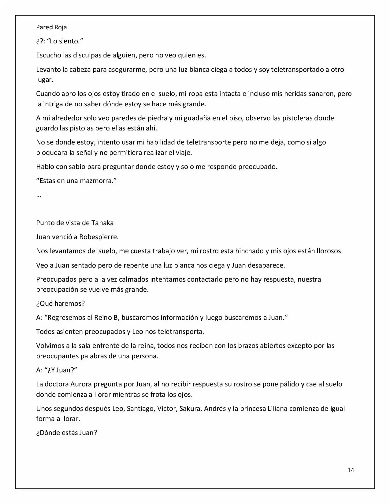 Latinos En Otro Mundo (Novela) - Capítulo 14 - Página 14 - LectorTMOo