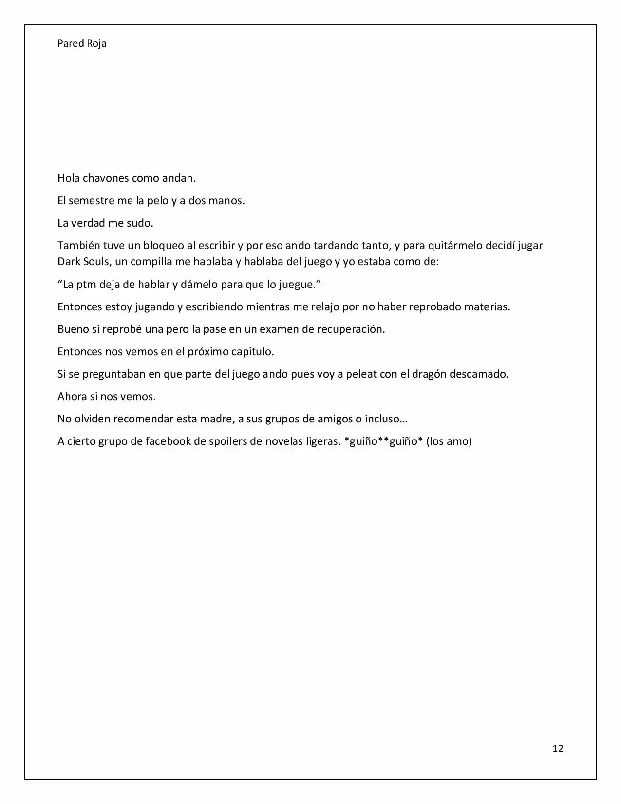 Latinos En Otro Mundo (Novela) - Capítulo 18 - Página 12 - LectorTMOo
