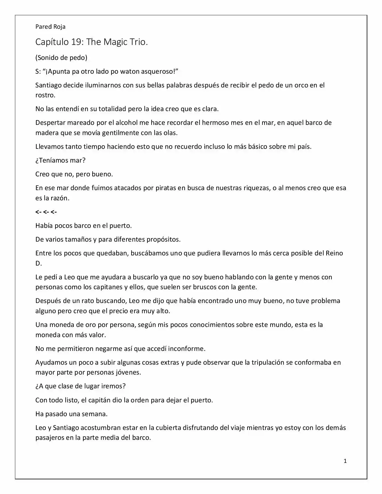 Latinos En Otro Mundo (Novela) - Capítulo 19 - Página 1 - LectorTMOo