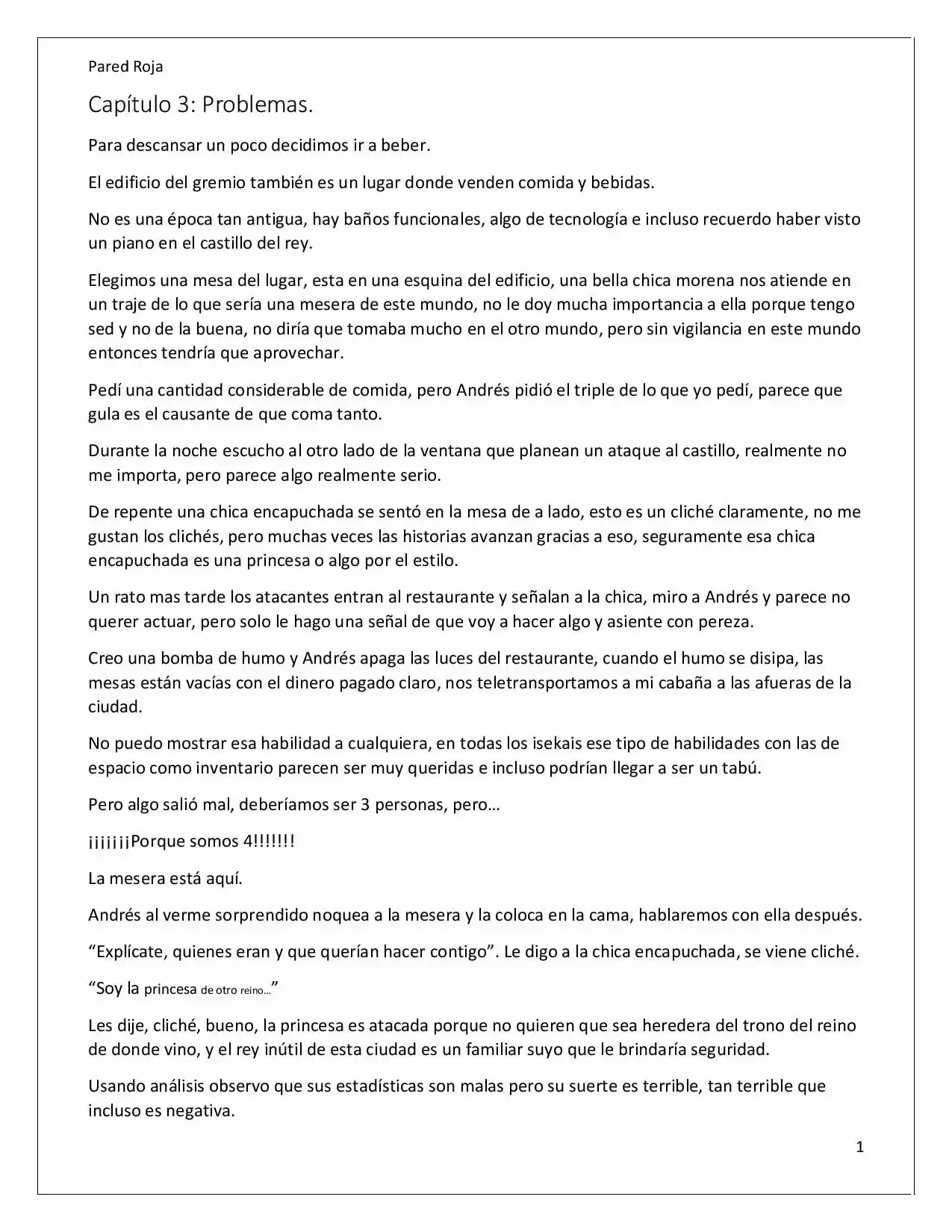 Latinos En Otro Mundo (Novela) - Capítulo 3 - Página 1 - LectorTMOo