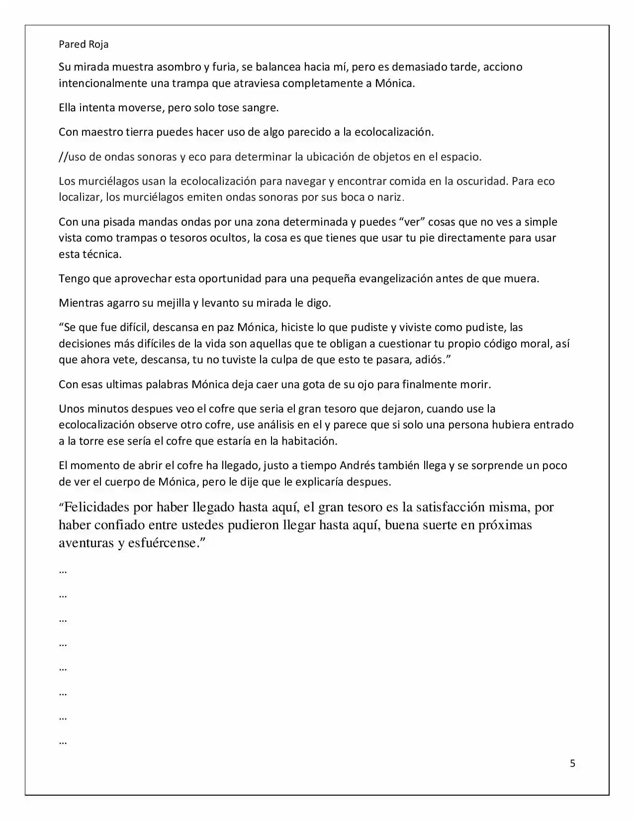 Latinos En Otro Mundo (Novela) - Capítulo 6.50 - Página 5 - LectorTMOo