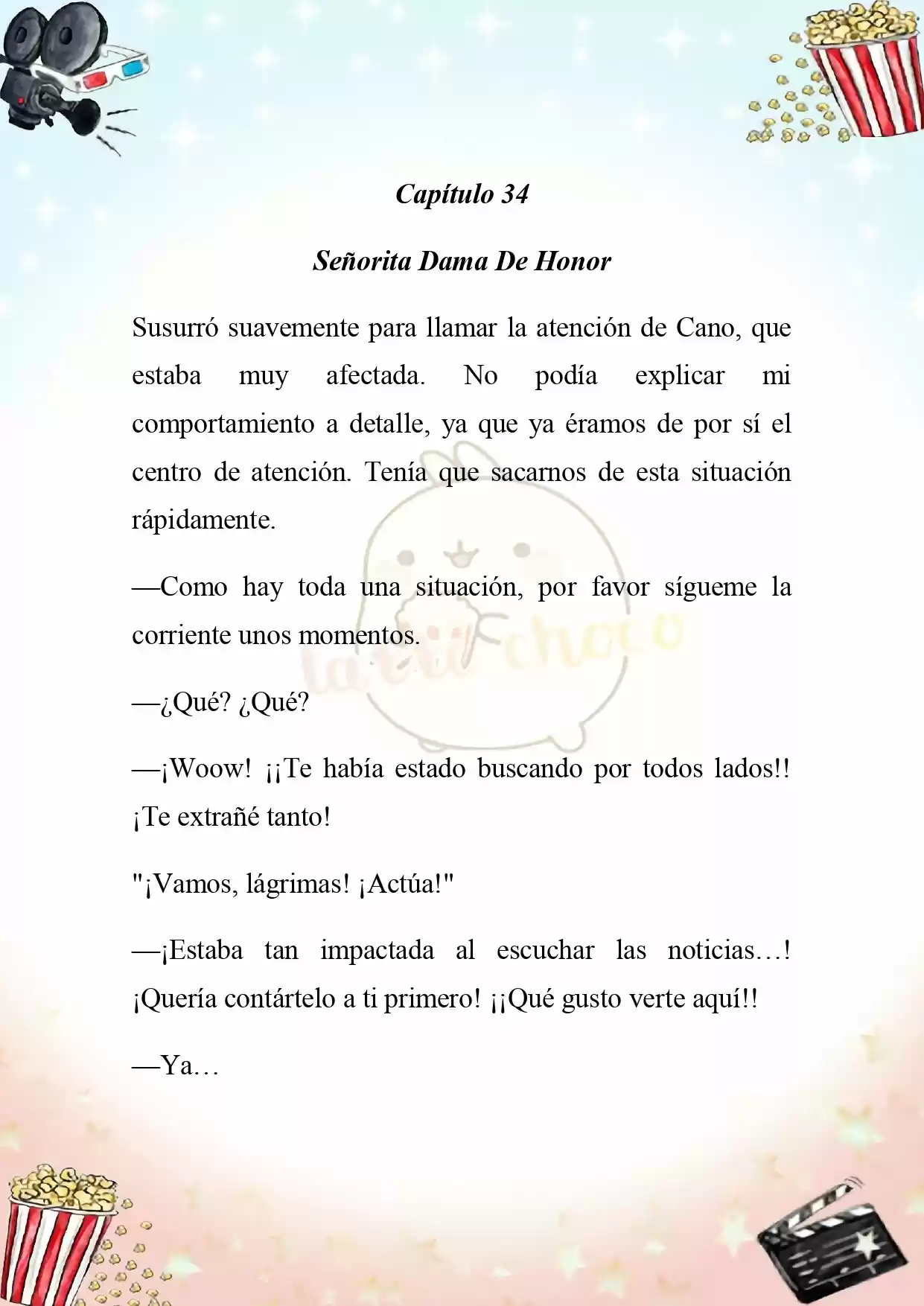 Latte, Señorita Dama De Honor (Novela) - Capítulo 34 - Página 4 - LectorTMOo