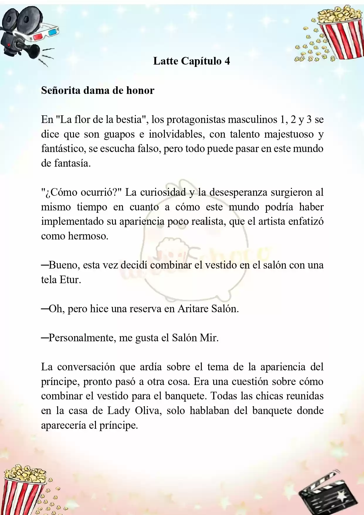 Latte, Señorita Dama De Honor (Novela) - Capítulo 4 - Página 2 - LectorTMOo