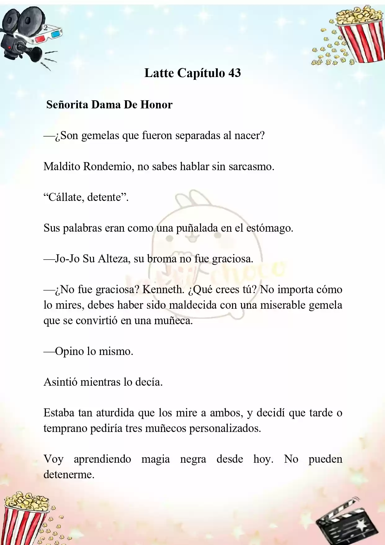 Latte, Señorita Dama De Honor (Novela) - Capítulo 43 - Página 5 - LectorTMOo