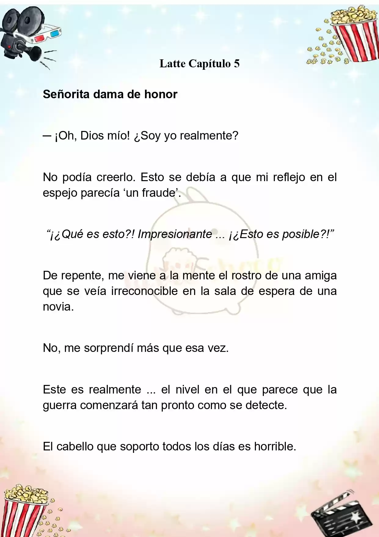 Latte, Señorita Dama De Honor (Novela) - Capítulo 5 - Página 2 - LectorTMOo