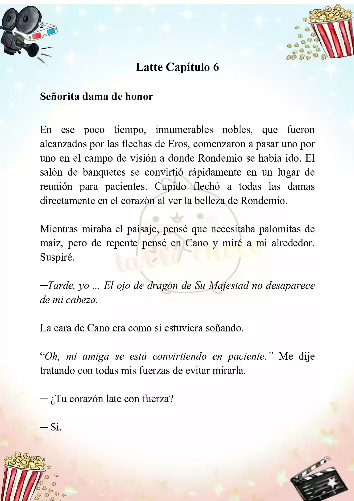 Latte, Señorita Dama De Honor (Novela) - Capítulo 6 - Página 2 - LectorTMOo