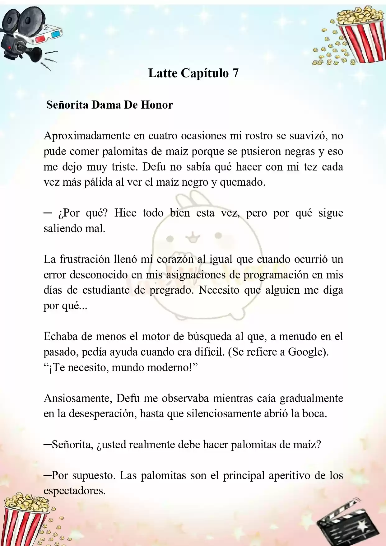 Latte, Señorita Dama De Honor (Novela) - Capítulo 7 - Página 2 - LectorTMOo