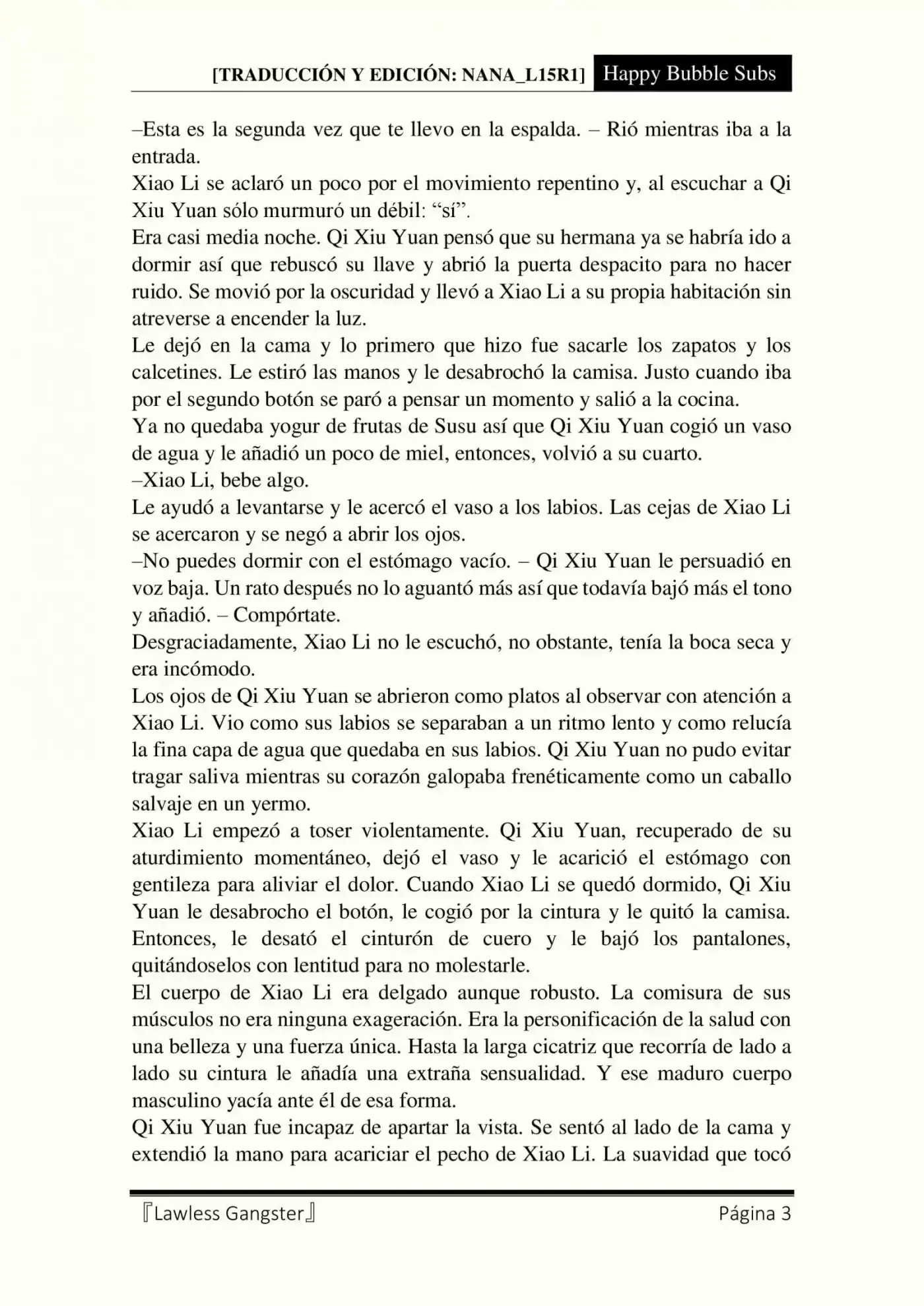 Lawless Gangster (Novela) - Capítulo 20 - Página 3 - LectorTMOo