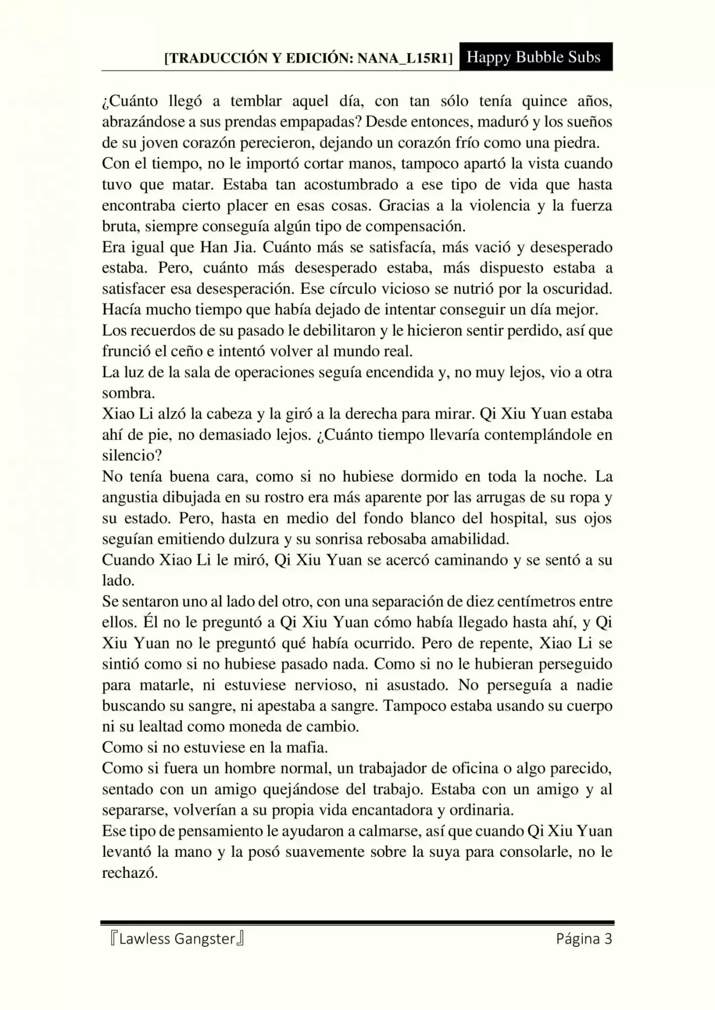 Lawless Gangster (Novela) - Capítulo 35 - Página 3 - LectorTMOo