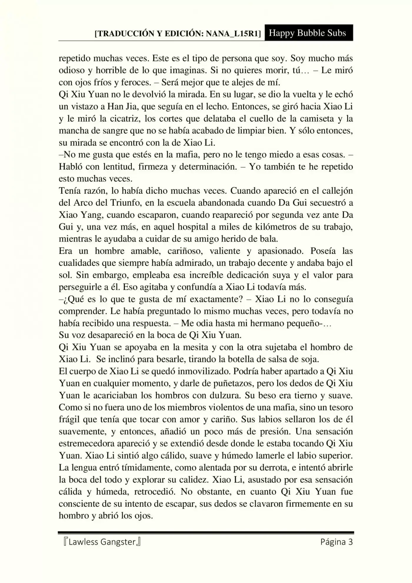 Lawless Gangster (Novela) - Capítulo 36 - Página 3 - LectorTMOo