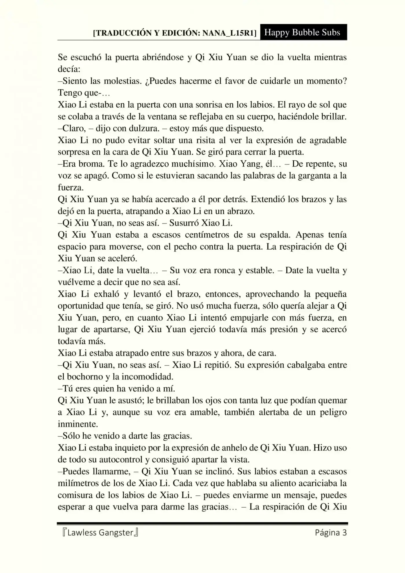 Lawless Gangster (Novela) - Capítulo 39 - Página 3 - LectorTMOo
